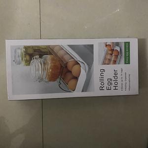 กล่องเก็บไข่ A0491กล่องไข่อัตโนมัติกล่องสไลด์ออกแบบให้สดใหม่พร้อมฝาโปร่งใสใช้ในครัวเรือน - Product Image 6