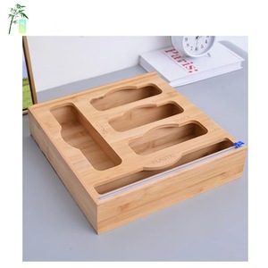 <b>Bamboo</b> Food Storage Box With Dividers Rectangle Kitchen Organizer For Snack Sandwich Quart Plastic <b>Containers</b> - Product Image 4