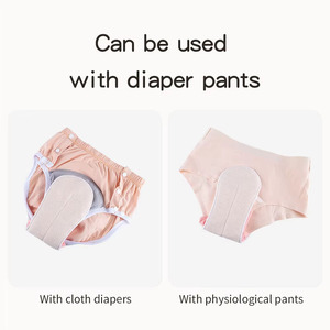 Serviettes hygiéniques lavables en coton pur super absorbantes pour femmes, lot de protège-slips et serviettes menstruelles - Product Image 5