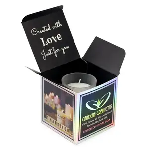 OEM Custom Art Paper Soybean oil Ink Eco Friendly candle aromatherapy Packaging Box