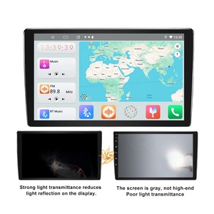 Yeni ürün A18Max 10 inç hücre içi ekran <span class=keywords><strong>Android</strong></span> oto Carplay 4G BT 5.0 çift yuvalı araba müzik seti navigasyon DSP ters yardım - Product Image 1