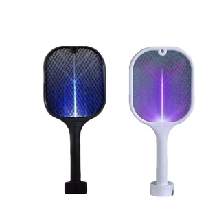 Cao hiệu quả 2 trong 1 pin Powered điện muỗi Vỉ Đập nhà du lịch cắm trại ngoài trời sử dụng có thể sạc lại muỗi vợt - Product Image 5