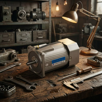 Moteur d'engrenage monophasé 220V pour machine de fraisage, convoyeurs d'emballage, variateur de vitesse, verrouillage à coupure de courant