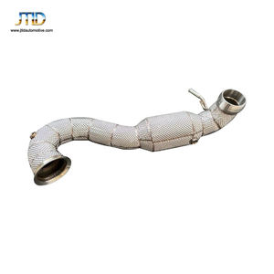 JTLD tuyau de descente d'échappement de haute qualité avec bouclier thermique Mid Pipe Escape Tubo Escape Coche pour <span class=keywords><strong>MERCEDES</strong></span> Benz A45 AMG W176 - Product Image 2