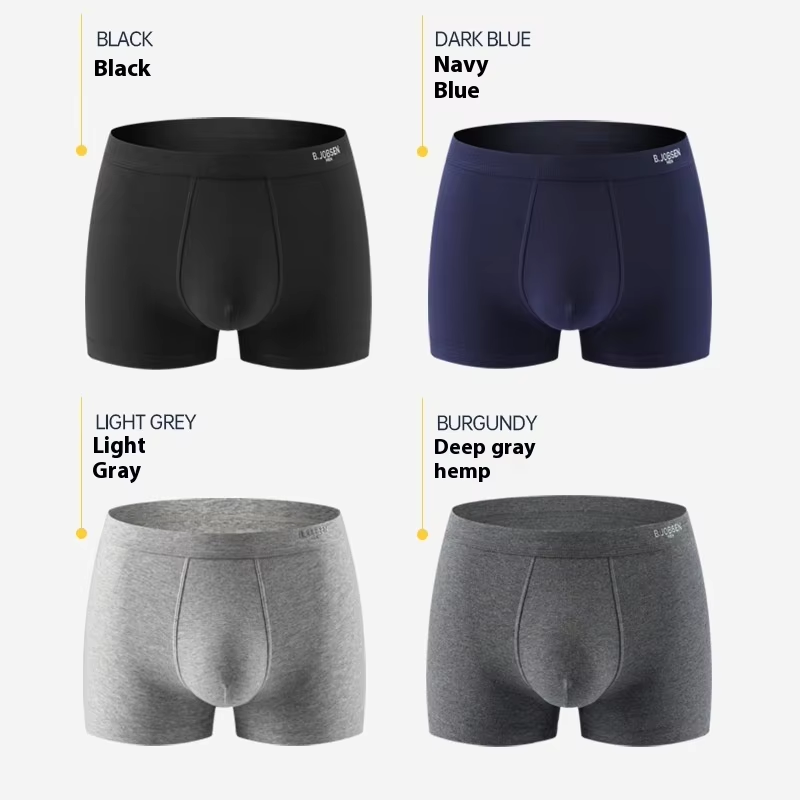 Cotton Men Boxer Briefs Custom OEM