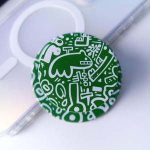 Supporto per Telefono da Scrivania Telescopico Magnetico Antiurto in Acrilico <span class=keywords><strong>Mr</strong></span>. Graffiti Rabbit - Product Image 5