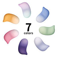 Repose-poignet en silicone pour souris, support de poignet pour clavier de bureau, repose-main mignon en forme de goutte d'eau, disponible en stock pour filles