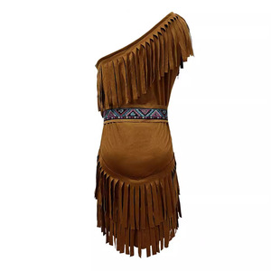 Costume da Principessa Tribale Indiana Aborigena <span class=keywords><strong>Cleopatra</strong></span> Echo per Halloween con Nappe per Uomo, in Poliestere, per Spettacoli Teatrali - Product Image 4