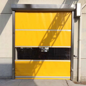 Puerta Enrollable <span class=keywords><strong>de</strong></span> PVC Resistente al Fuego <span class=keywords><strong>de</strong></span> Alta Velocidad, Puerta Galvanizada <span class=keywords><strong>de</strong></span> Doble Capa Automática para Industria y Almacén - Product Image 3