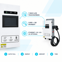 Chargeur DC CCS2 30 kW à double pistolet, charge rapide, OCPP 1.6J, RFID, IP54, pour flotte, dépôt, commercial, borne de recharge, écran tactile, paiement QR, compteur d'énergie