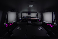 Kit d'éclairage d'ambiance intérieur LED 256 couleurs Symphony pour Toyota Land Cruiser Prado J250 2023-2025 – Accessoires de bande lumineuse