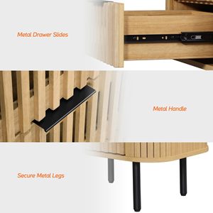 Cross-border Nordic style <b>sideboard</b>, tea cabinet, Japanese style <b>storage</b> cabinet, living room display cabinet, foyer entryway - Product Image 4