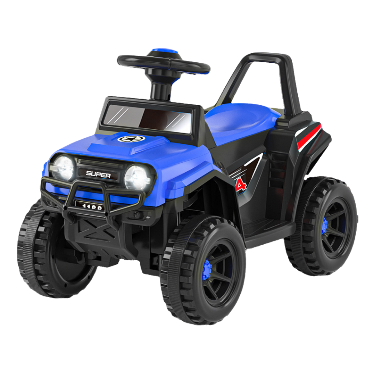 Blue Off road locomotive