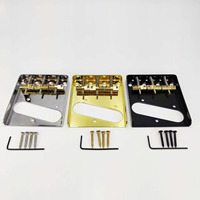 6-String TL Cylindrical Brass Bridge Three-sided Pickup & Tension Plate Full Set Electric Guitar Accessories