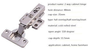 FGVSLIDE Bản Lề Tủ Bếp Hai Chức Năng Cốc 35Mm Kẹp Đóng Mềm Bản Lề Điều Chỉnh Được Cho Đồ Nội Thất Đồ Kim Khí - Product Image 5