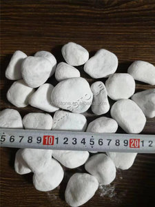 Ciottoli di Fiume Naturali Bianchi come la Neve, Decorativi per Giardino, Casa, Spiaggia o Parco, Uso Esterno - Product Image 3