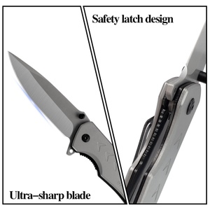 Couteau pliant multifonctionnel HK Starblade en acier inoxydable à lame fixe, manche en aluminium, pour survie et activités de plein air – Vente chaude - Product Image 2