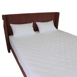 价格便宜的聚酯绗缝贴合防水床垫套保护装置，适用于酒店/家庭/医院