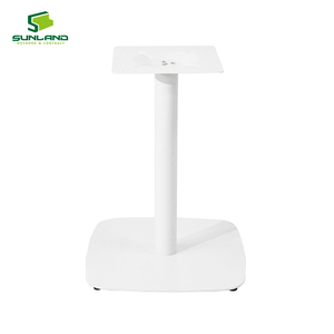 Offre Spéciale : Base de Table Moderne en Fer avec Pieds Réglables, Plateau Carré Moulé Écologique <span class=keywords><strong>et</strong></span> Durable, Pieds en Forme de <span class=keywords><strong>Ventre</strong></span> de Cheval pour Restaurant - Product Image 2