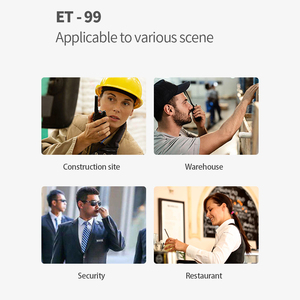 Radio bidireccional portátil UHF ETMY ET-99 con función VOX, aviso de voz, USB, alcance inalámbrico de 3 km, profesional y de largo alcance. - Product Image 2