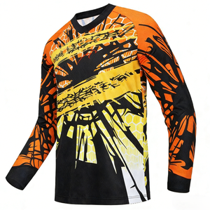 Camisetas de Ciclismo de Manga Larga de Secado Rápido y Transpirables con Logotipo Personalizado Sublimado para Ciclismo de Descenso, Eventos y Clubes - Product Image 4