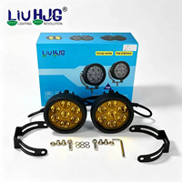 Système d'éclairage de moto Liu HJG de haute qualité, personnalisé ODM, blanc ambre, accessoires de voiture, projecteur LED, phare antibrouillard pour moto