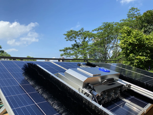 Automatic Solar Panel Cleaning E22L <strong>Robot</strong> Water Washing Cleaning and <strong>Roof</strong> Solar Panel Cleaning <strong>Robot</strong> with Mobile App Control - Product Image 3