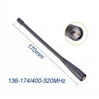 Antenne canard en caoutchouc durable intérieure/extérieure 170 mm personnalisée multibande 433 MHz/4G/5G avec connecteur SMA mâle pour IoT/radio FM/cellulaire