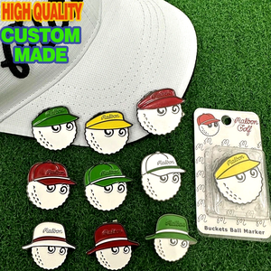 Marcador de Pelotas de Golf Personalizado con Clip Magnético para Gorra, Diseño Divertido de Tigre y Cerveza, Accesorio de Golf Metálico - Product Image 2