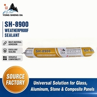 Scellant silicone neutre à un composant SH-8900 résistant aux intempéries de Yong Sheng Da 500 ml ou 300 ml