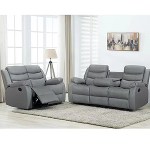 CY Offre Spéciale Nouveau Design Moderne <span class=keywords><strong>Villa</strong></span> Personnalisée Causeuse Rembourrée 1 2 3 Places Cuir Anji Fauteuil Inclinable Ensemble Canapé - Product Image 5