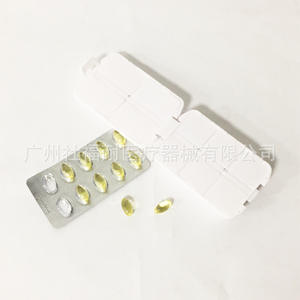 Piluliers portables en plastique à 10 compartiments personnalisés pour les voyages d'affaires, pour des étuis de rangement de pilules personnalisés - Product Image 4