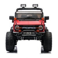 Voiture électrique pour enfants, style Mercedes, 4 roues motrices, tout-terrain, avec lumières LED colorées et télécommande