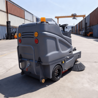 Nouvelle balayeuse autoportée électrique industrielle compacte, brosse de nettoyage de sol, autolaveuse autopropulsée, machine de nettoyage routier 1500 mm