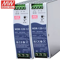 Alimentation électrique Mean Well WDR-120-12 Smps 12V 10A, alimentation électrique Smps performante, réglable, AC/DC, alimentation pour Xbox One, balun vidéo