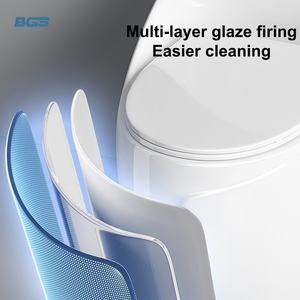 Su misura pavimento in ceramica set WC <span class=keywords><strong>bagno</strong></span> Washdown Ono pezzo WC con piedistallo lavabo <span class=keywords><strong>lavandino</strong></span> - Product Image 4