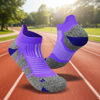 Chaussettes de sport d'été professionnelles pour hommes, tricotées écologiques, pour activités de plein air, course à pied, randonnée, trekking