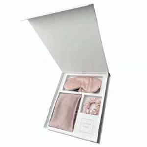 Chouchou en soie de mûrier 19mm 6A Grade 100% Queen Size, masque pour les yeux en soie, taie d'oreiller en soie coffret cadeau en soie - Product Image 4