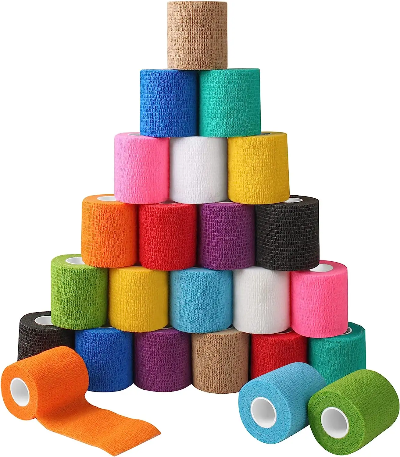 Hyposensitive Breathable Pattern design 5 CM*4.5 M Cohesive Bandage For Sport and Care and Pet