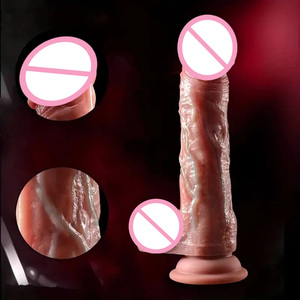 Juguete Sexual de Silicona Líquida, Pene <span class=keywords><strong>Artificial</strong></span>, Vibrador con Calefacción de 10 Modos, Enorme, Súper Realista, con Control Remoto - Product Image 4