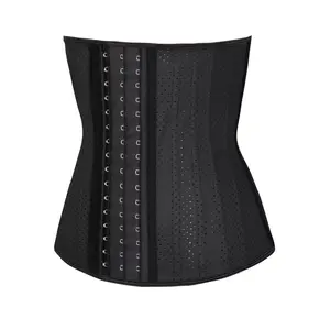 BINNYS Beige corsé cintura Cincher forma 9 Acero deshuesado látex chaleco Control de barriga cintura entrenador cuerpo Shaper para Mujeres Fajas Mujer