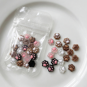 Decorazioni per Unghie a Forma di Zampa di Gatto, Colorate e Carine, in Resina di Alta Qualità Ideale per accessori fai-da-te per unghie - Product Image 1