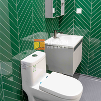 Unité de douche complète personnalisée, portable, design moderne et luxueux, salle de bain modulaire préfabriquée avec baignoire et toilettes