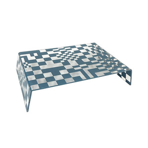 Acrylic <b>Desk</b> Organizer 37.5x25x7.5 Cm <b>Space</b> <b>Saving</b> Laptop Stand Home Office Workstation Table Top Riser - Product Image 3