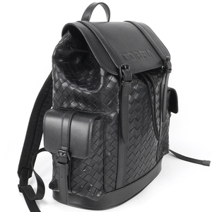 High Quality Men's Luxury <b>Black</b> PU Laptop <b>Backpack</b> OEM Manufacturer Custom Wholesale - Product Image 2