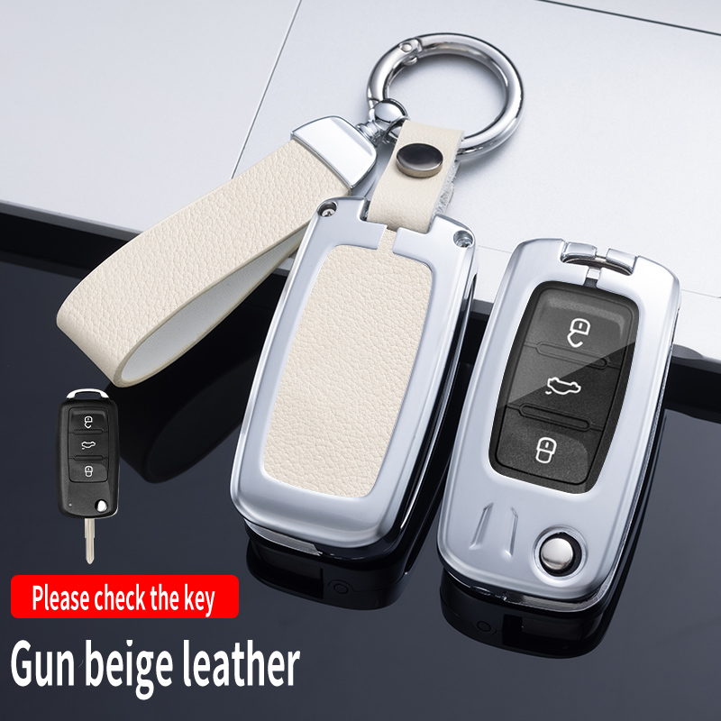 Beige Leather