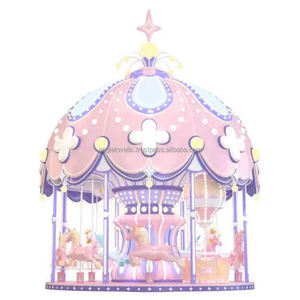 CE Certified <b>Carousel</b> Rides Merry Go Round Rides Factory Direct for Amusement Park Shopping Mall - Product Image 1