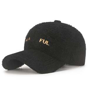 Baseball <b>Caps</b> Adjustable Teddy Fleece Sport <b>Cap</b> <b>Winter</b> Sherpa Hat for Women Men - Product Image 4