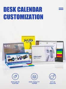 Calendario de escritorio colorido personalizado de fábrica al por mayor con <span class=keywords><strong>365</strong></span> días impreso su propio logotipo 2026 calendarios promocionales de escritorio de mesa - Product Image 6