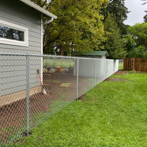 Ventes directes par le fabricant Clôture à maillons en métal galvanisé de 6 pieds Clôture à mailles diamantées Clôture de jardin Clôture à mailles en forme de cyclone <span class=keywords><strong>Prix</strong></span> de tissage - Product Image 4